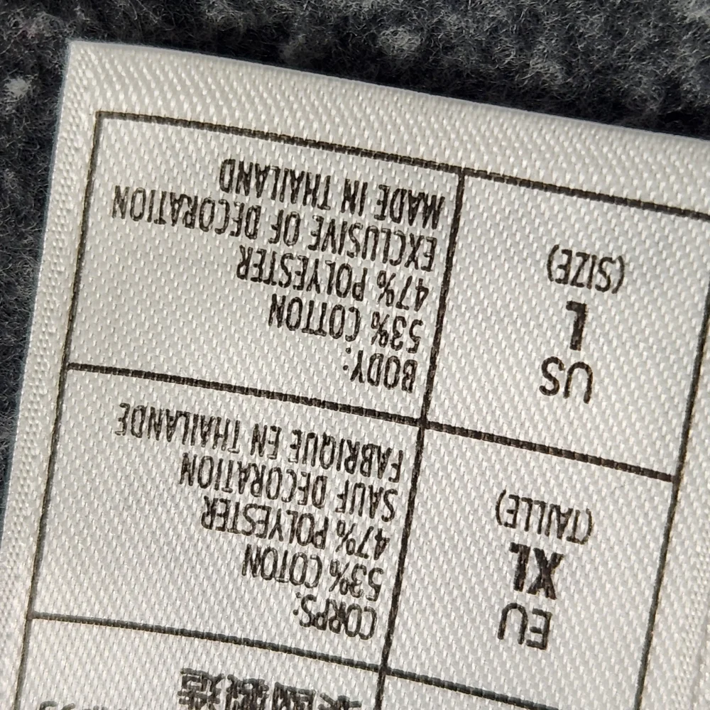 Disney Parks Minnie Mouse Fleece Jacket Size L Fleece Gray vacay - Picture 9 of 10